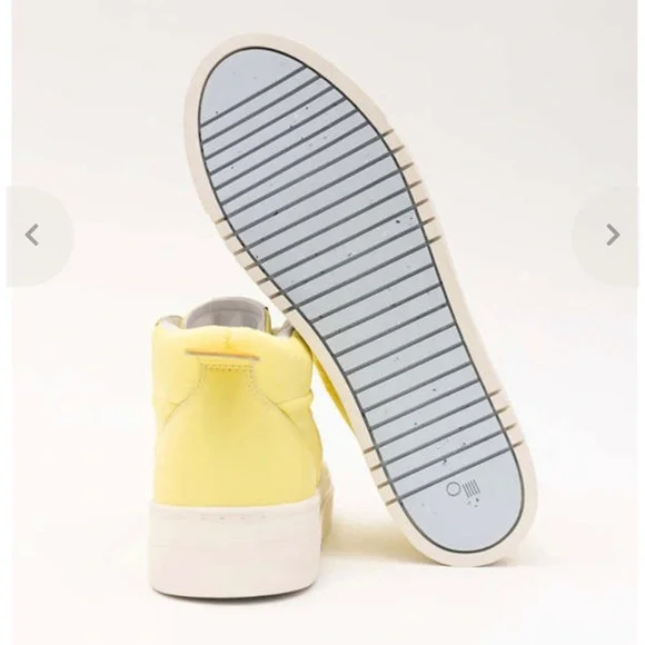 ONCEPT Los Angeles High top Sneakers Pale Lime New - Picture 4 of 8